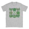 St Patricks Day Bow Coquette Saint Paddys Unisexs T Shirts  Vintage Tees Short Sleeve Round Neck TShirt Pure Cotton Party Tops