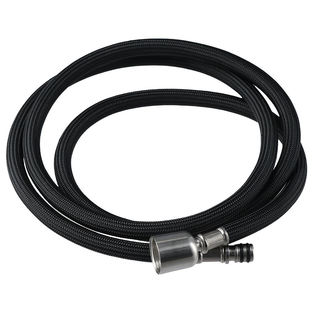 

Black Flexible Conduit Hose Adapter Extender Widely Application Water Pipe Fittings Bathroom