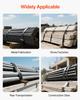 Steel Strapping Coil, 19 Mm X 0.55 Mm X 91 M, Metal Strapping Banding Roll Withstands Harsh Environment, 775.6 Kg Break Strength, Heavy Duty Banding