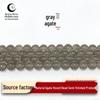 Natural Gray Agate Loose Beads for DIY Handmade Jewelry and Bracelets