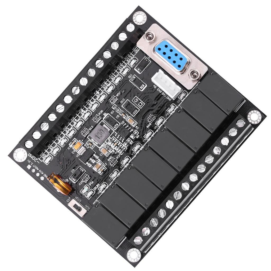 DC 24V PLC Regulator FX1N 20MR Industrial Control Board Programmable Logic Controller