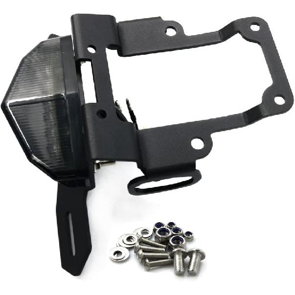 crazy sport License Plate Holder LED Brake Tail Light For KAWASAKI KLX230R 230 KLX230 2020-2024 KLX 230R KLX230SE KLX230SM Motorcycle Lamp Tail Tidy