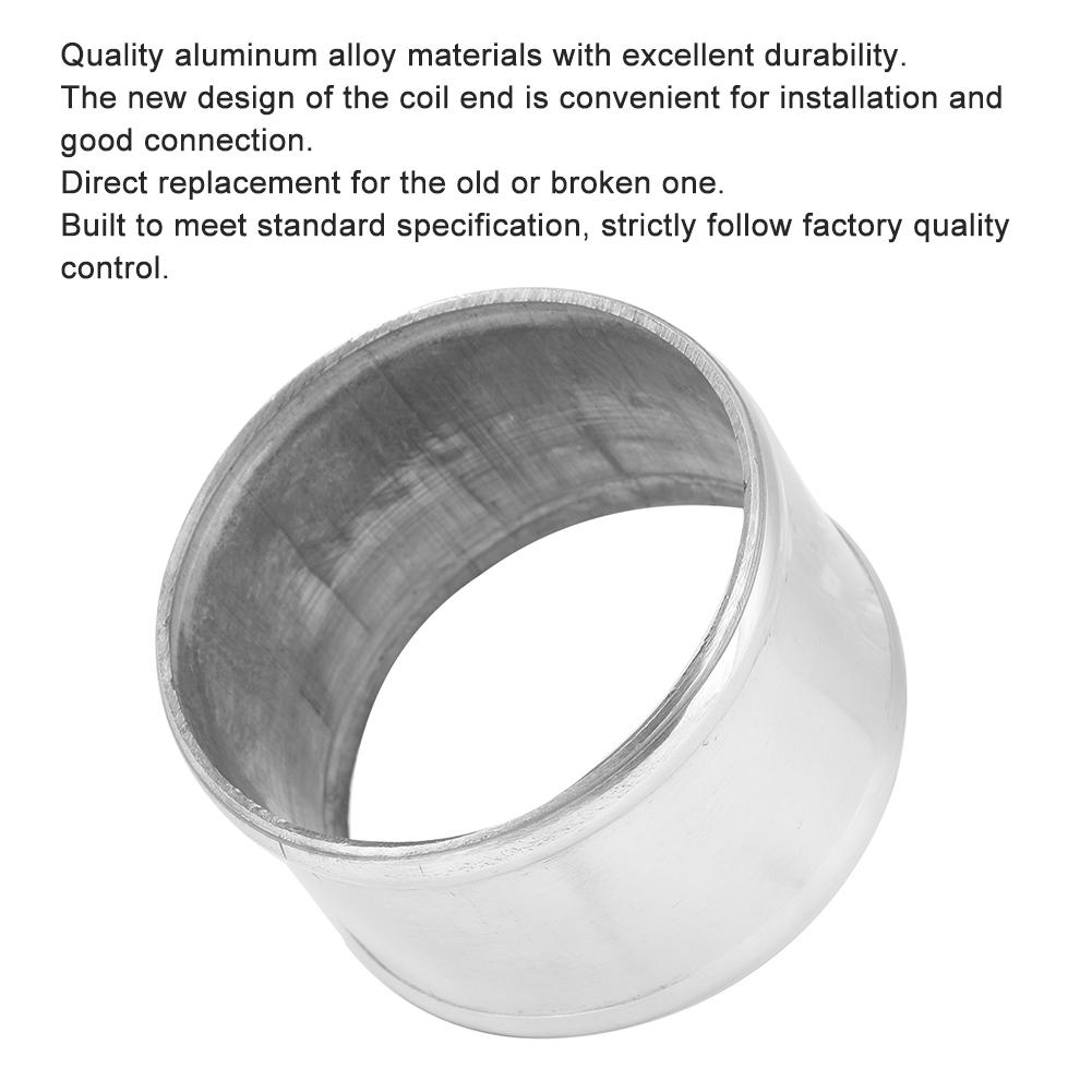 Aluminium Alloy Hose Joiner 76mm 3in OD 50mm 2in Length Tube Connector Replacement Accessory