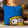 Hot T-Tthe Simpsons Cushion Cover Soft Washable Pillow Case Multi-Scene For Couch Bed Travel Office Use