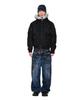Aakam Hooded Fur Ma-1 Jacket (Black)