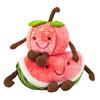 Cartoon Cherry Expression Plush Pillow Cute Fruit Stuffed Toy For All Ages 35cm 50cm 60cm