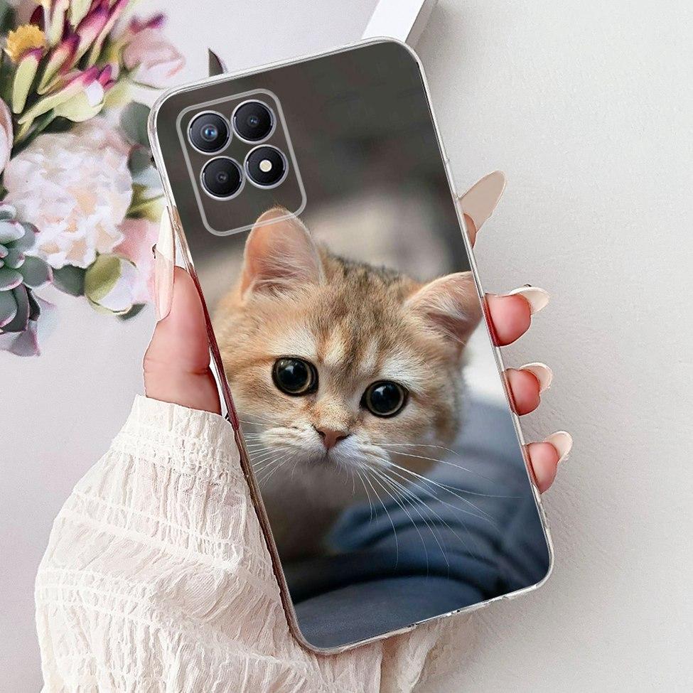 Clear Cover For Realme 8i Case RMX3151 Luxury Butterfly Love Flowers Cool Painted Phone Case For Realme Narzo 50 RMX3286 Cover