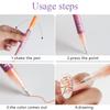 12 Colors Essentials Nail Art Pens Set Spring Summer Quick Dry Nail Polish Pens for Nail Art Design Drawing Liner Tools