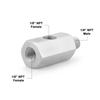 1Pc Car Oil Pressure Sensor Adapter Steel Side Hole 1/8 NPT Internal Thread M12 M10 M14 1/4NPT Gauge Interface