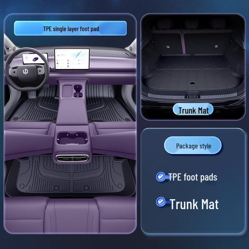 Leapmotor C10 TPE2026 Floor Mats - Complete Set for New Car Interior