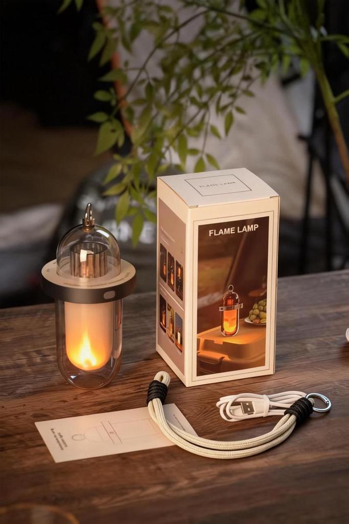 Retro Rechargeable Camping Pendant Lamp – Ultra-Long Battery Life