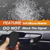Silicone Key Fob Cover Fit for Hyundai Sonata Santa Fe Tucson Ioniq Palisade Santa Cruz Smart 5 Buttons | Car Accessories | Remote Key Protection