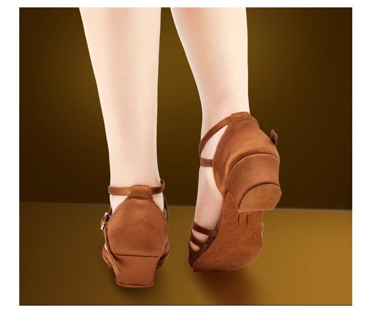 Scarpe da Danza Latina e da Esibizione per Bambini con Suola Morbida