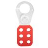 1 PCS Red Industrial Safety Lockout Hasp Lock Steel Hook with Plastic Coated Body