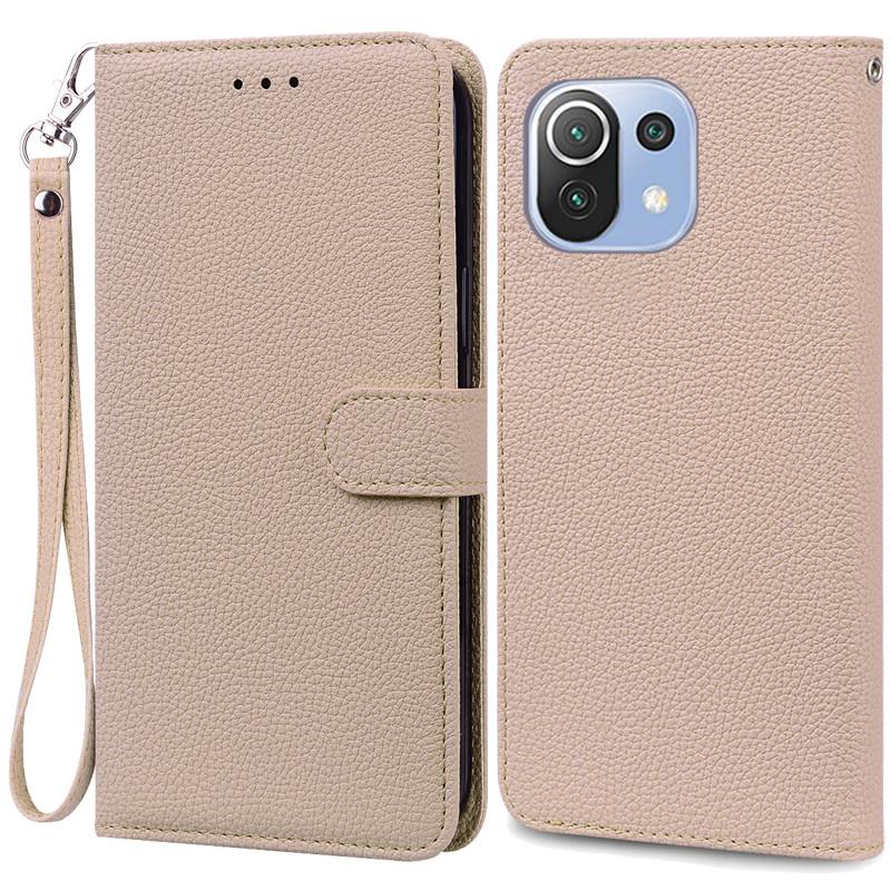 Mi 11 Lite Deksel For Xiaomi Mi 11 Lite 5G NE Lær Lommebok Flipdeksel For Xiaomi Mi 11 Lite Deksel Mi11 11i Cover Coque Fundas