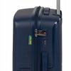 Walizka średnia ciemnoniebieska - podróżna, na kółkach, elegancka, funkcjonalna i pojemna wowbag 7918 m dark blue