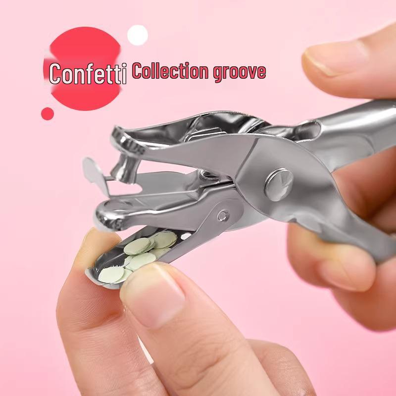 Round Hole Punch for Loose Leaf Binder