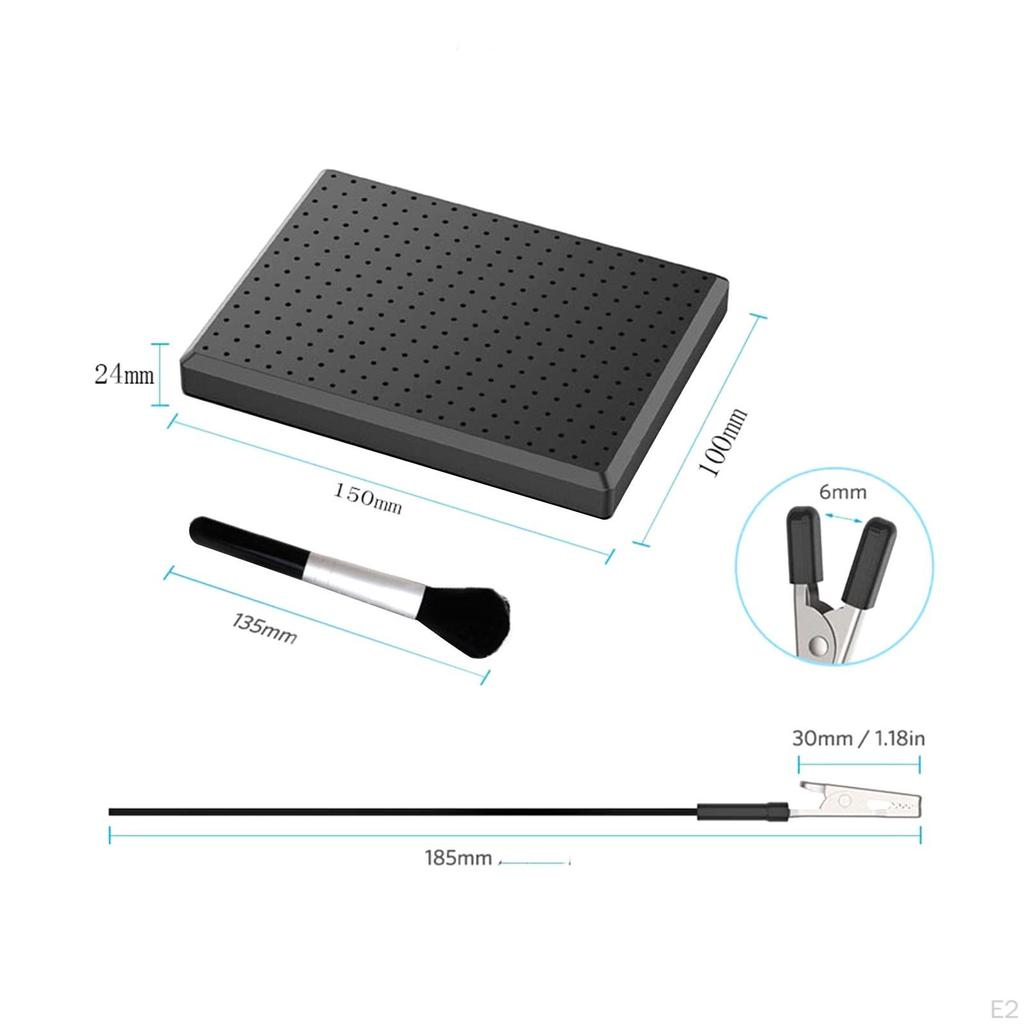 Painting Stand Base Holder and 10Pcs Alligator Clip Set Modeling Tool for Drawing Model Lovers