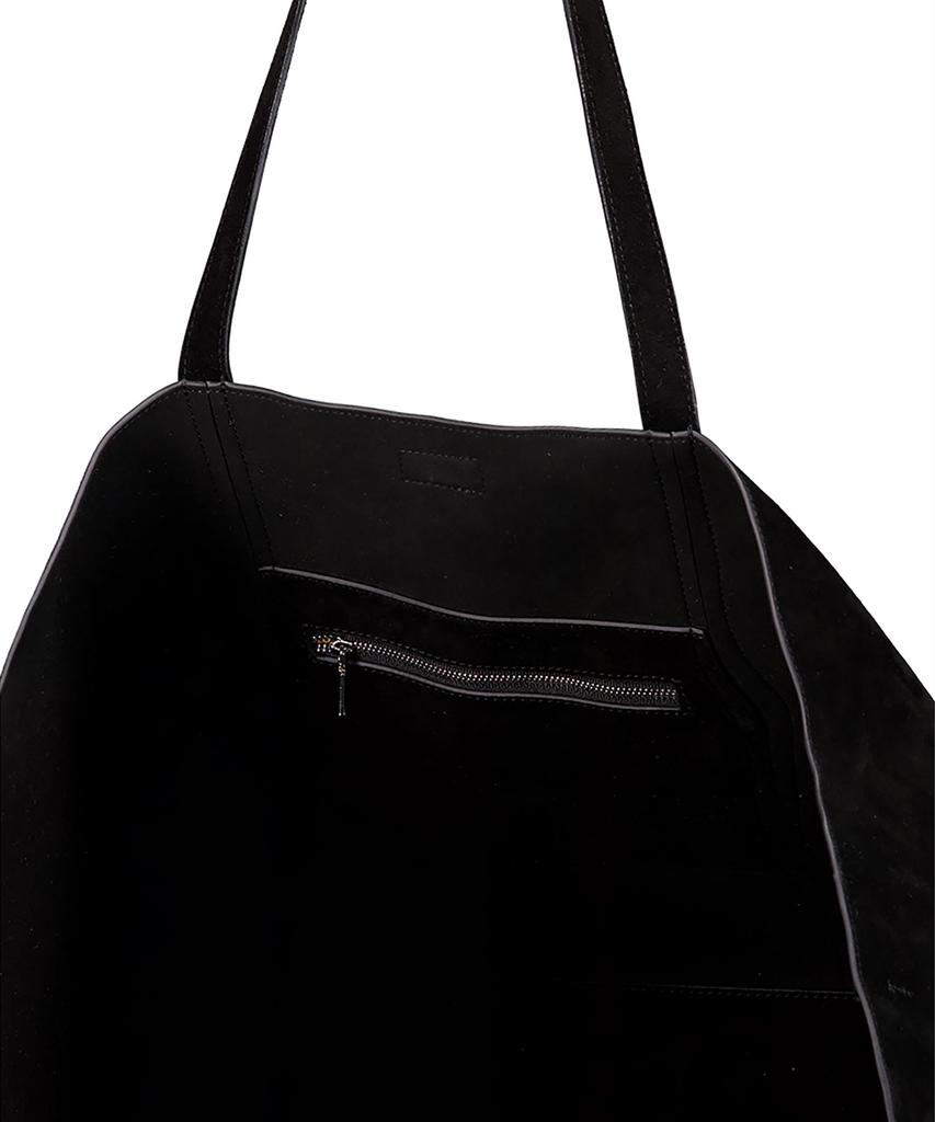 Noirer Suede Shopper Bag (Black)