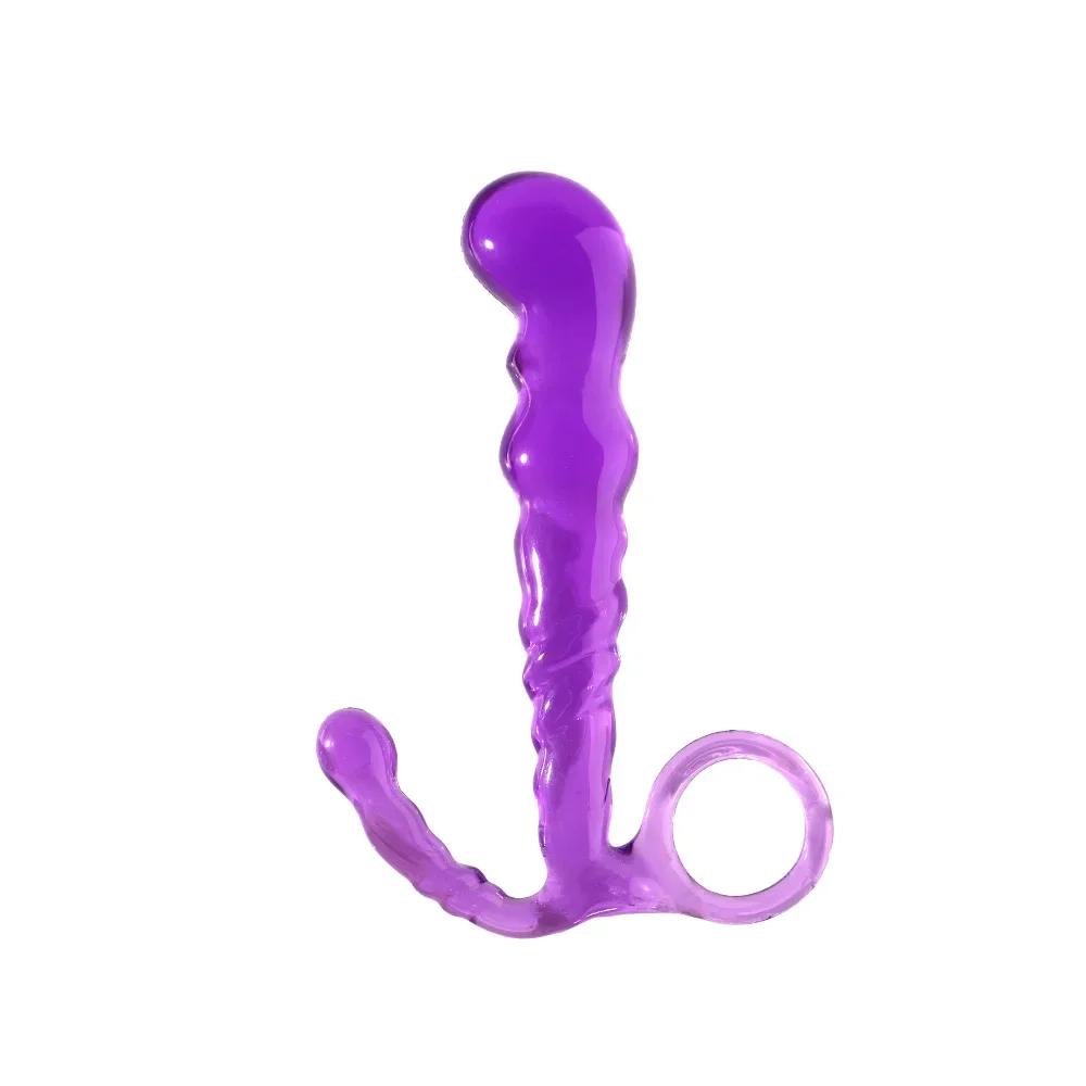 Soft Anal Butt Plug Prostate Massager Adult Gay Penis Anal Plug G-spot Sex Toys for Men and Women