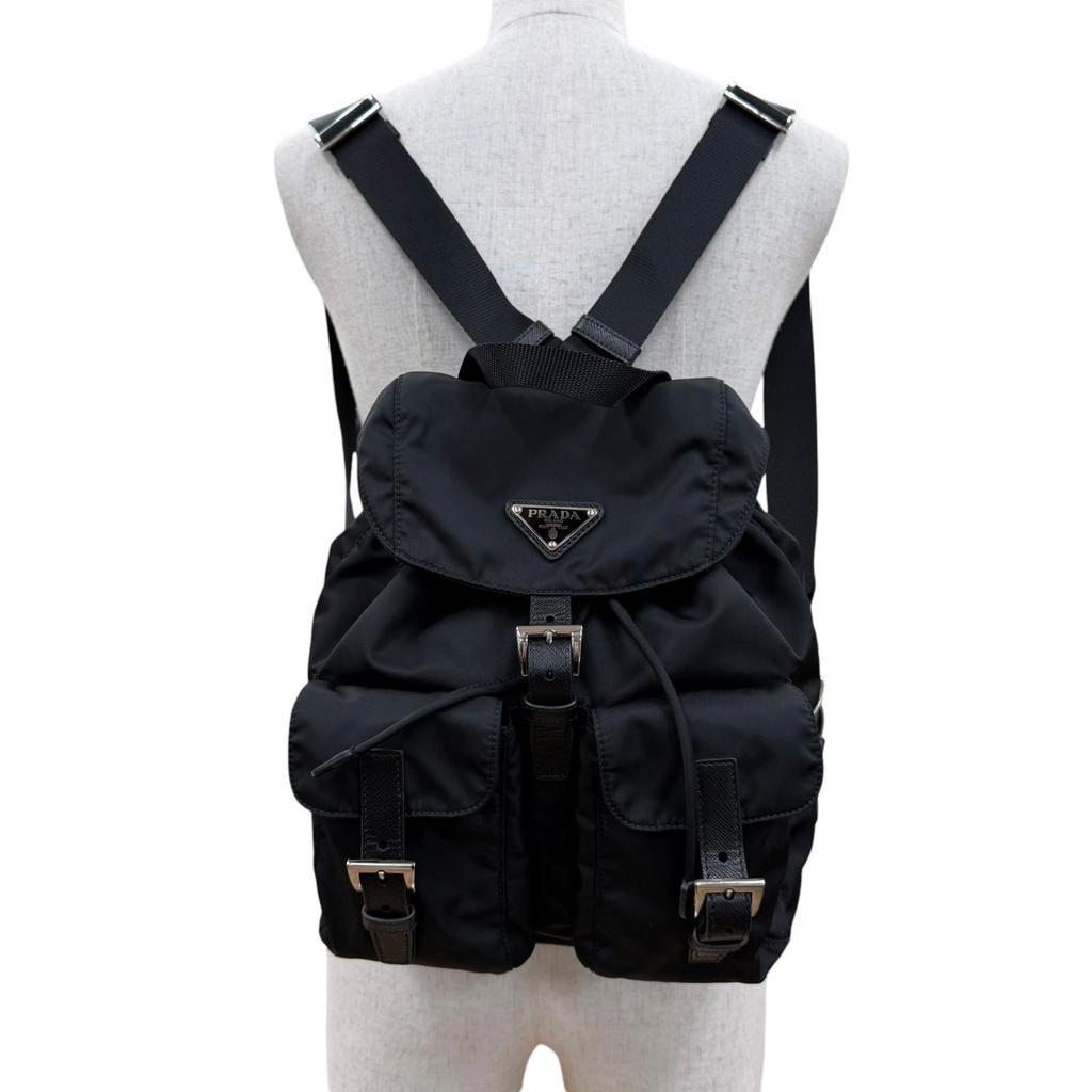 Great PRADA Backpack Â· Daypack Small Re-Nylon backpack Triangle logo 1BZ677 Used