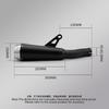 Motorcycle Exhaust Pipe Slip On For Speed Scrambler 400X 2024-2025 Mid Link Pipe Muffler scrambler 400x exhaust