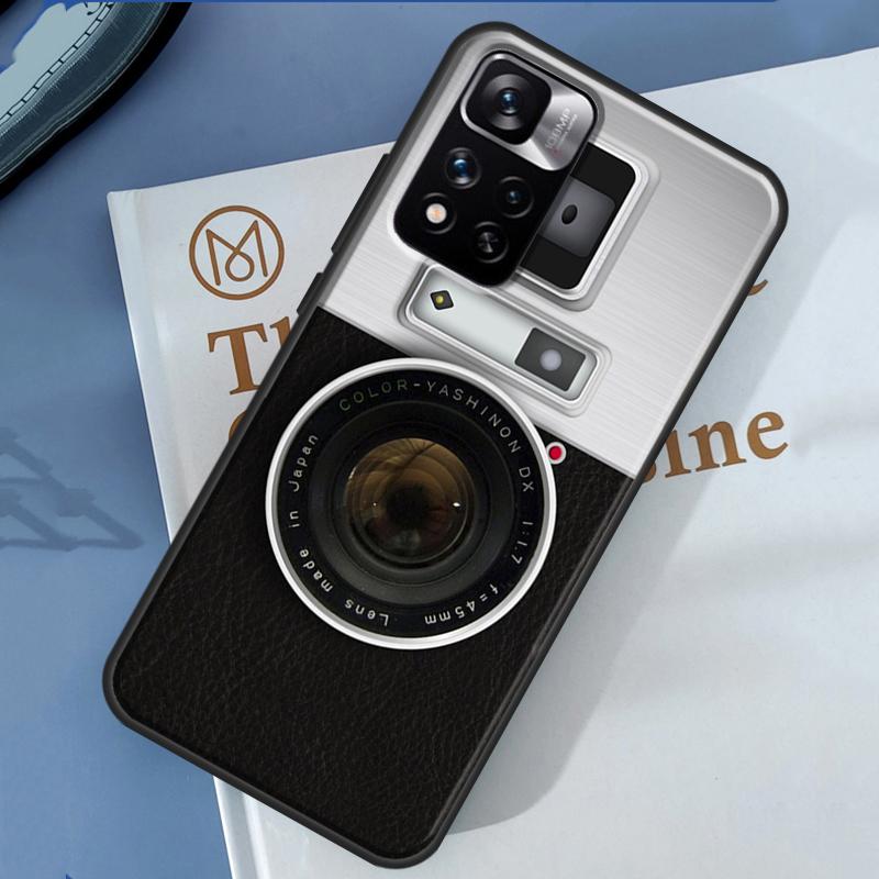 Classic Camera Lens Case For Xiaomi Redmi 14C 13C 10C 12C Redmi Note 13 14 Pro 12 11 9 10 9S 10S 11S 12S Cover