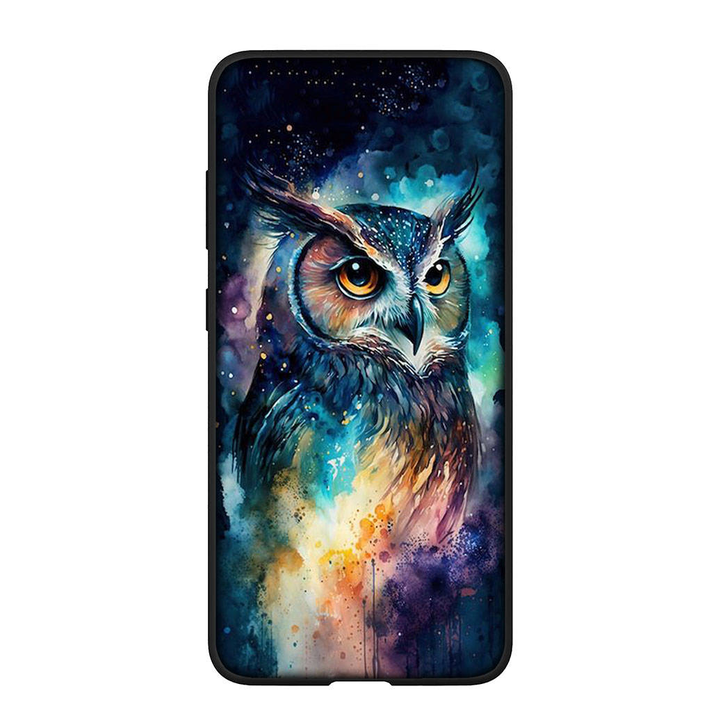 Handyhülle für Samsung Galaxy S24 S23 iPhone 16 15 14 Xiaomi Redmi Note 13 12 11 8 Plus 10 9 Pro A15 A16 13C 9C Max X XR OPPO Huawei Eule Cartoon Cover