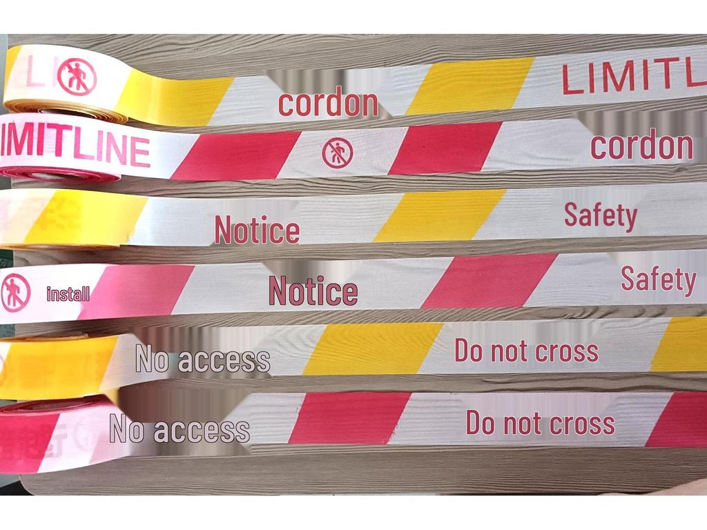 Thickened 100m Disposable Barrier Tape for Construction & Traffic Warnings
