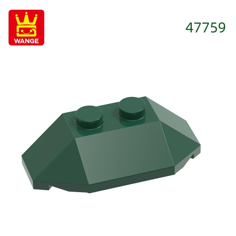 Non-Toxic 60Pcs/Lot 47759 Wedge Sloped 45° 2 X 4 Triple Building Blocks Moc Accessories Compatible With Brick Toys For Kid Gift Box