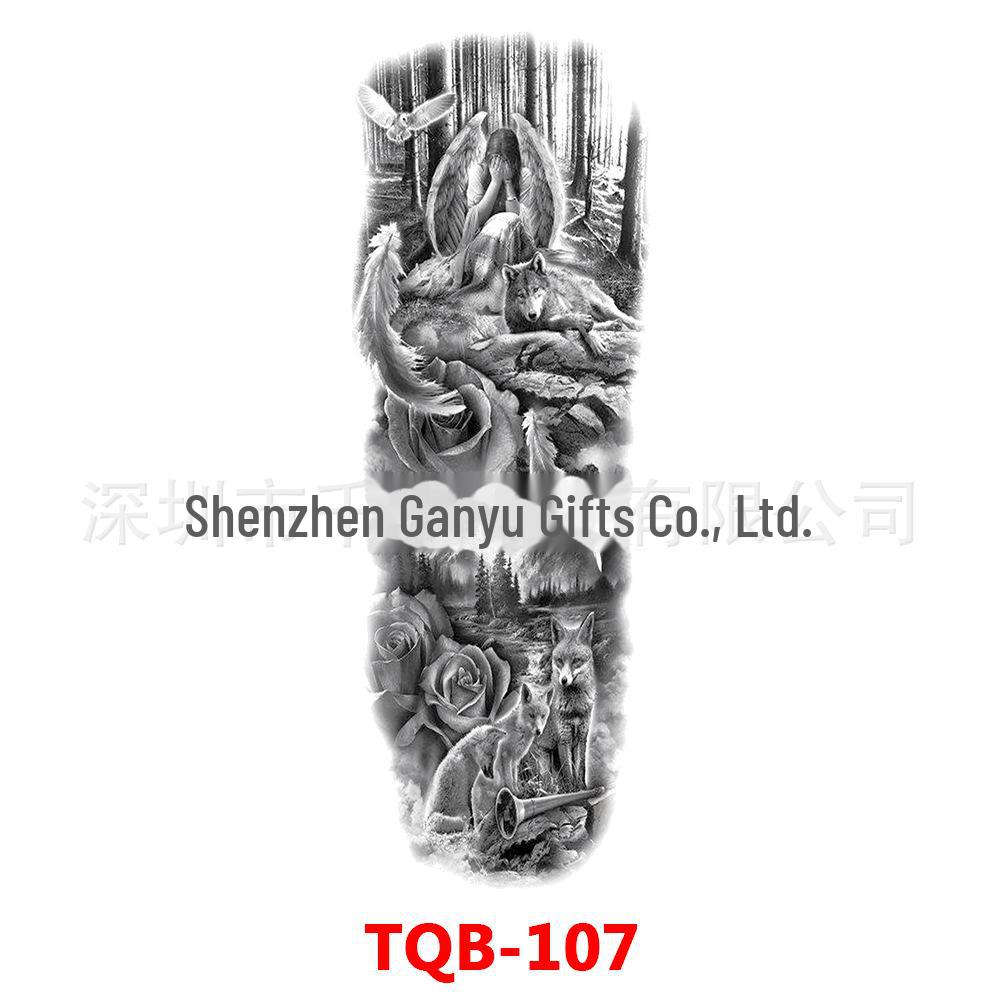 Wasserdichte Große Blume Arm Tattoo Transfer Aufkleber