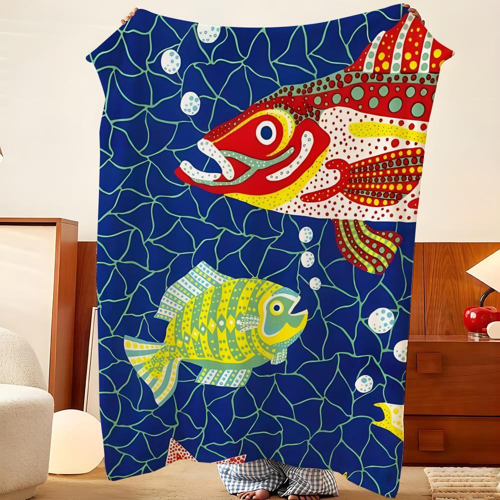 Artist Y-Yayoi K-Kusama Throw Flannel Throw Blanket, Lightweight Cozy, Durable Washable Cute Cool
