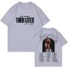 Tate McRae Think Later T-Shirts Pop-Sänger T-Shirt 2026 Sommer Neu Unisex Damen Luxus Mode Baumwolle Oversize T-Shirt Y2K