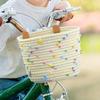Cesto anteriore per bicicletta intrecciato Contenitore anteriore per bicicletta intrecciato a mano Cesto anteriore per bicicletta da strada intrecciato per bicicletta bicicletta elettrica strada