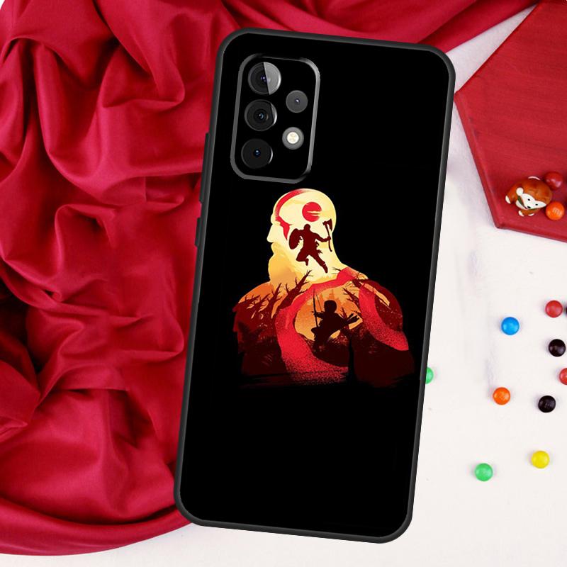 God of War Game Case For Samsung Galaxy A54 A34 A14 A53 A52 A51 A71 A13 A23 A33 A73 A12 A22 A32 Cover Funda