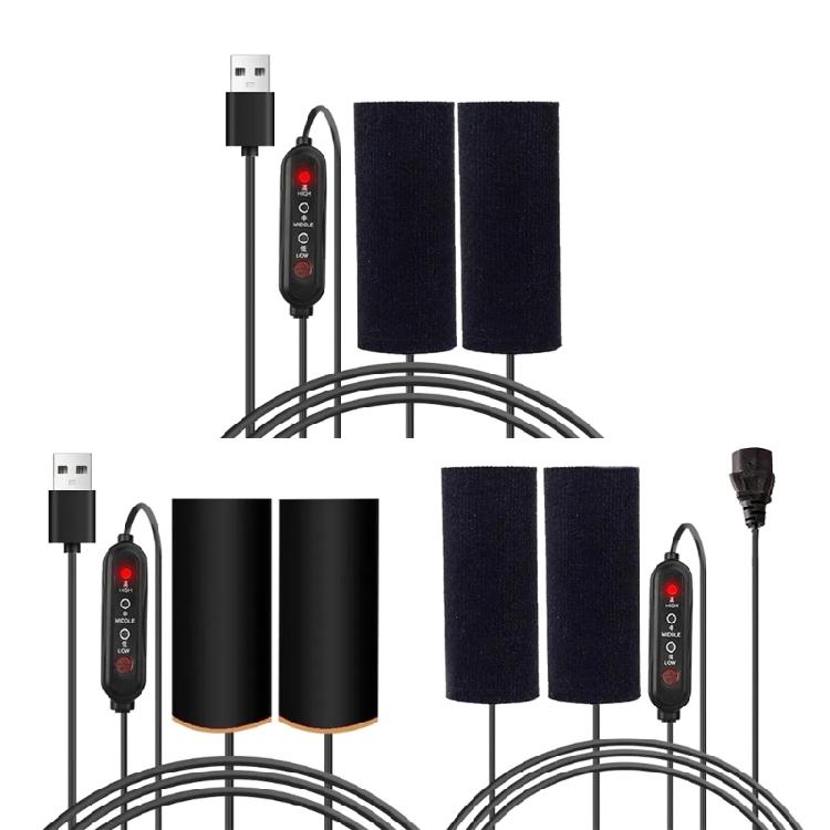 Three Stage Temperature Control Heated Grips USB Heated Motorcycle Handlebar Covers Simple Installation for Motorcycles