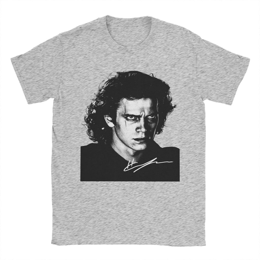 T-shirt Anakin Skywalker da Uomo Divertenti 100% Cotone Magliette Girocollo Manica Corta Abbigliamento Adulto