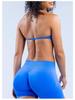Reggiseno Sportivo Senza Ferretto in Nylon Opaco Altamente Elastico ad Asciugatura Rapida per Corsa, Fitness e Yoga