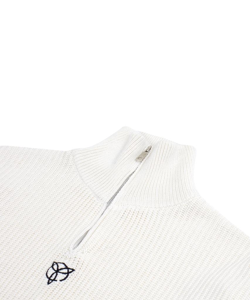 Opeunyadeu(Owai) Side Zipper Turtleneck Knit - Ivory
