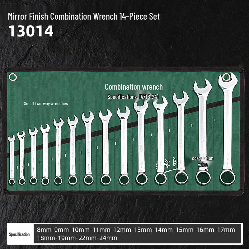Combination Torx Ratchet and Open-End Wrench Set