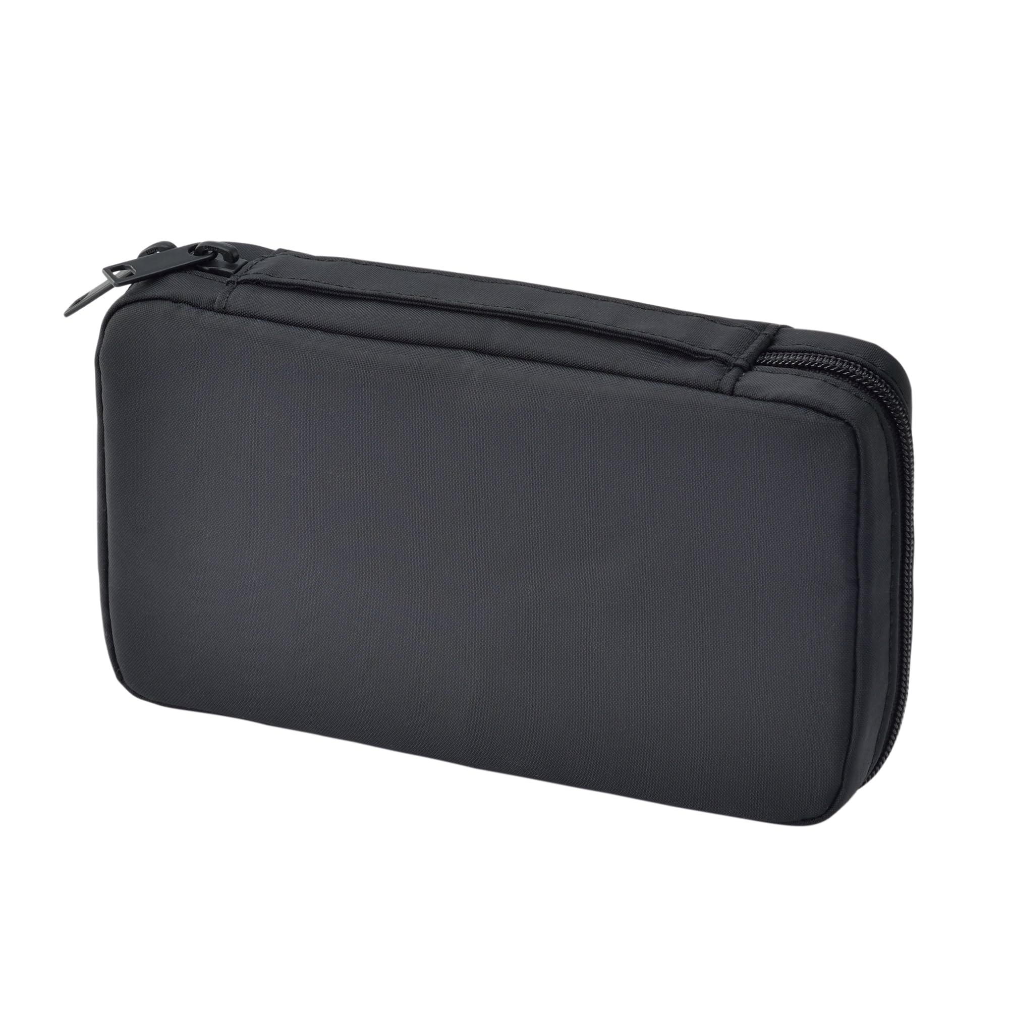 MUJI Нейлон 12 x x 4 02869175 Пенал-книжка, Черный, Прибл.. 20,5 см, чёрный