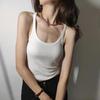 Selection of High Elastic Threaded Cotton Summer Clothes, New Spice Girl Sling Vest, Women's I-shaped Inner and Outer Wear, Beautiful Back Top