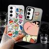 Case for Samsung Galaxy A23 A71 A25 A73 A54 A12 A13 A72 A16 A34 A32 A36 A17 A52 A14 A56 Phone Cover Cool Cra-yons Shin-chans