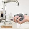 A25F-Hand-Tearable Rags Thickened Water-Absorbent Lint-Free Towel Rolls, Microfiber Kitchen Dishwashing Cloths