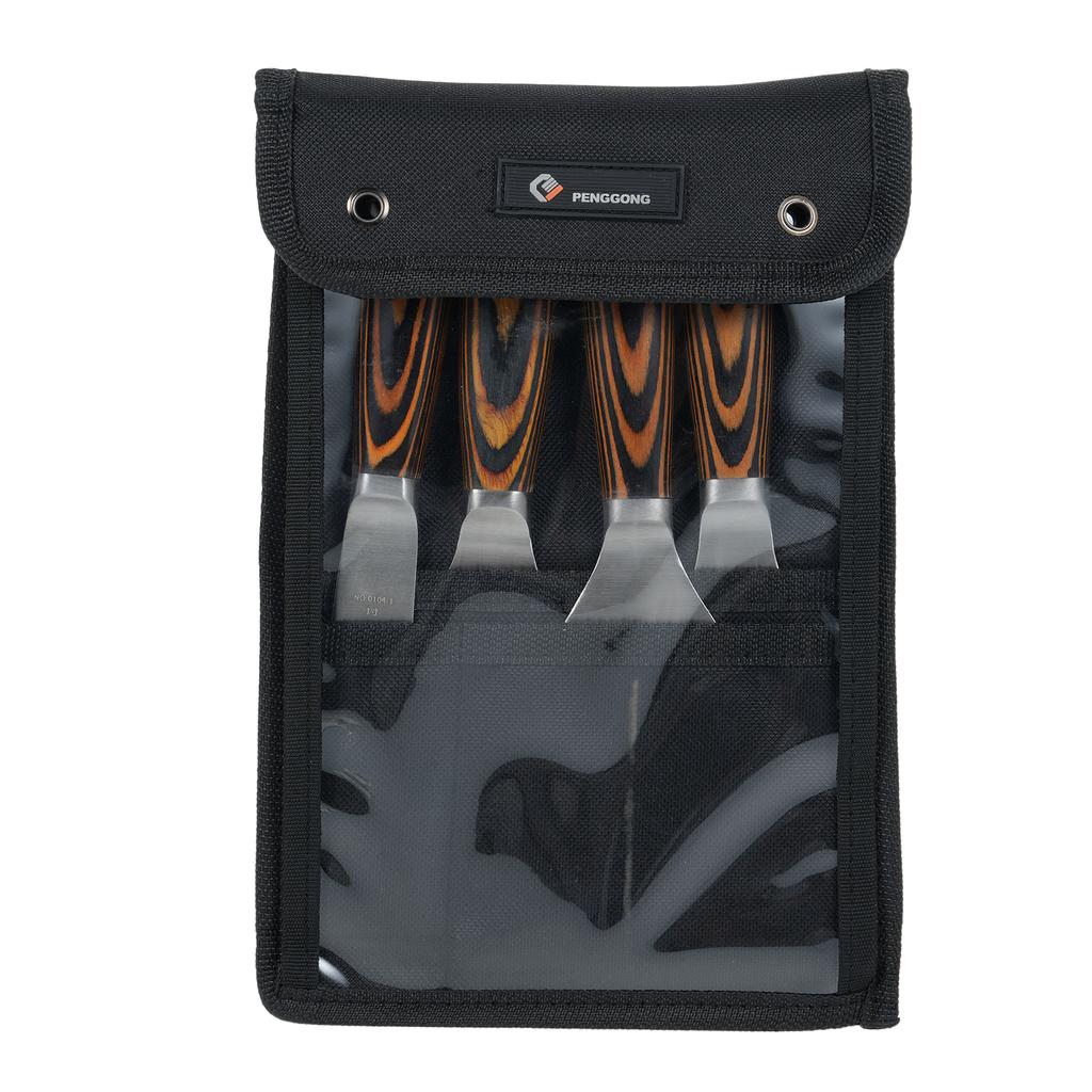 PENGGONG 4 PCS Putty Knife Scraper Stainless Steel Spackle Knife Set (1234in) Paint Scraper Tool