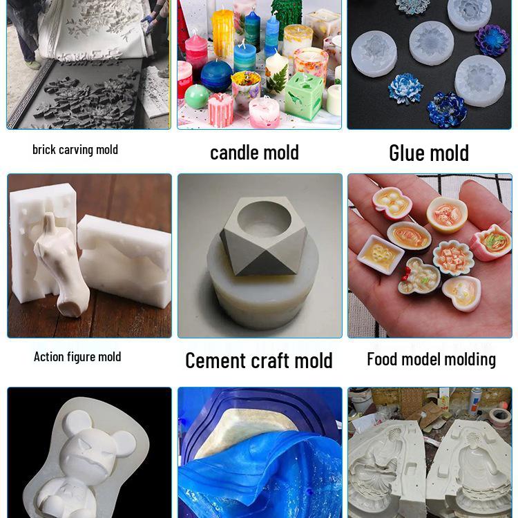 RTV Silicone Mold for Resin, Plaster, Clay, and Epoxy