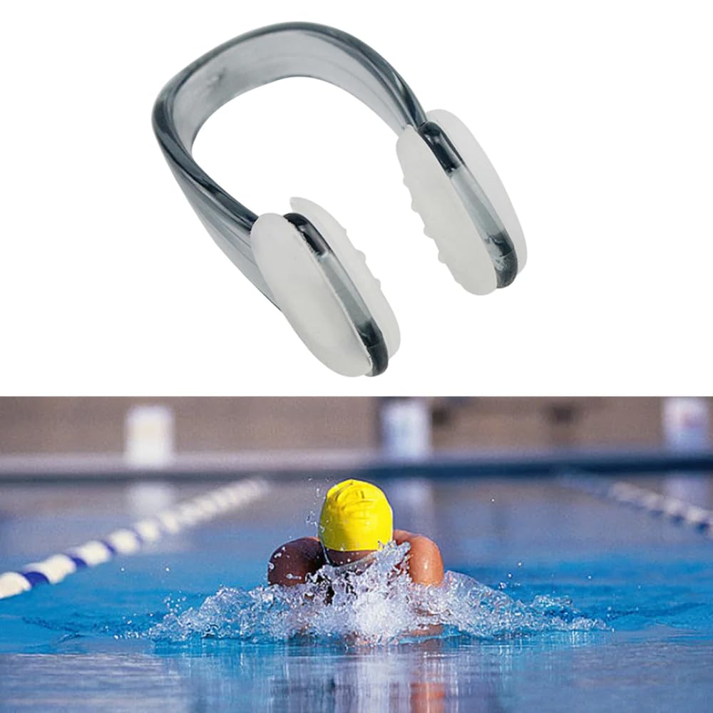 Pinza per il naso da nuoto 1 pezzo, Lavabile, Pinza nasale in silicone per nuoto