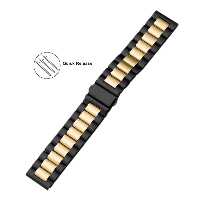 22mm 18mm 24mm 20mm Sternenlicht Edelstahl Uhrenarmband für Samsung Galaxy Watch 3 4 5 Pro 40mm 44mm 42mm 46mm Active2