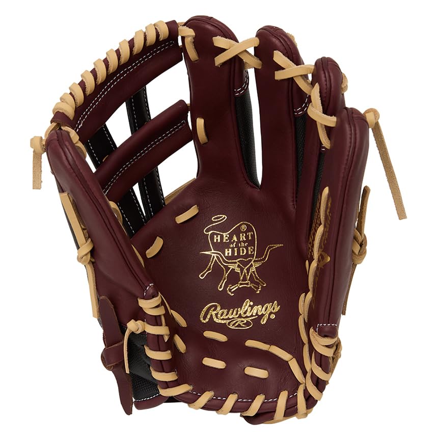 Rawlings DP COLORS GS5FHDS65 Fit Throw HOH® Women's Baseball/Softball Glove, All-Around, Shelly/Black, 11.75 Inches, Right-Handed