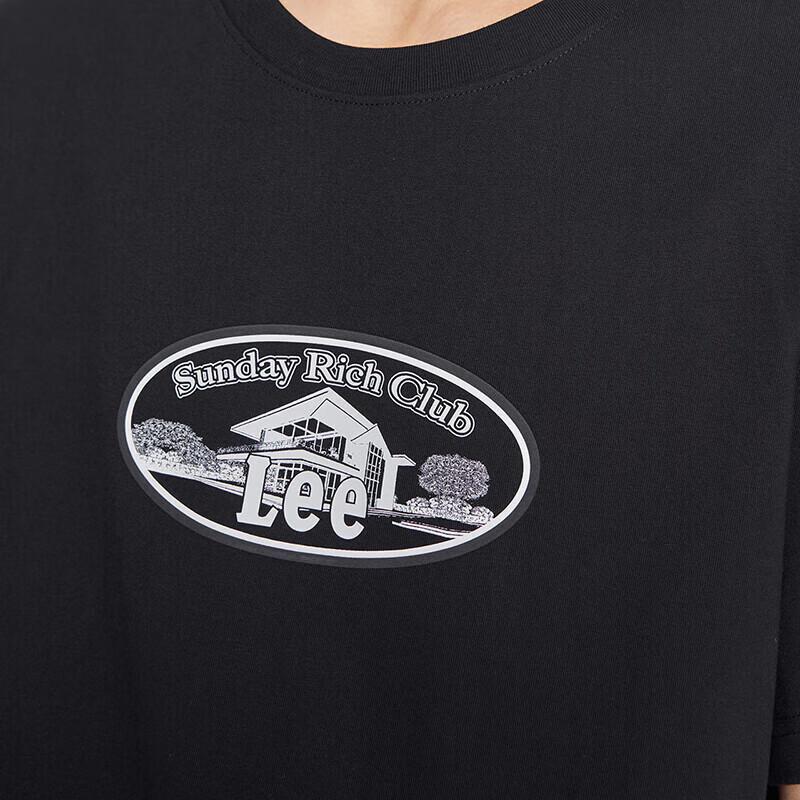Lee Men's 2025 Comfort Fit Crew Neck Logo Print T-Shirt